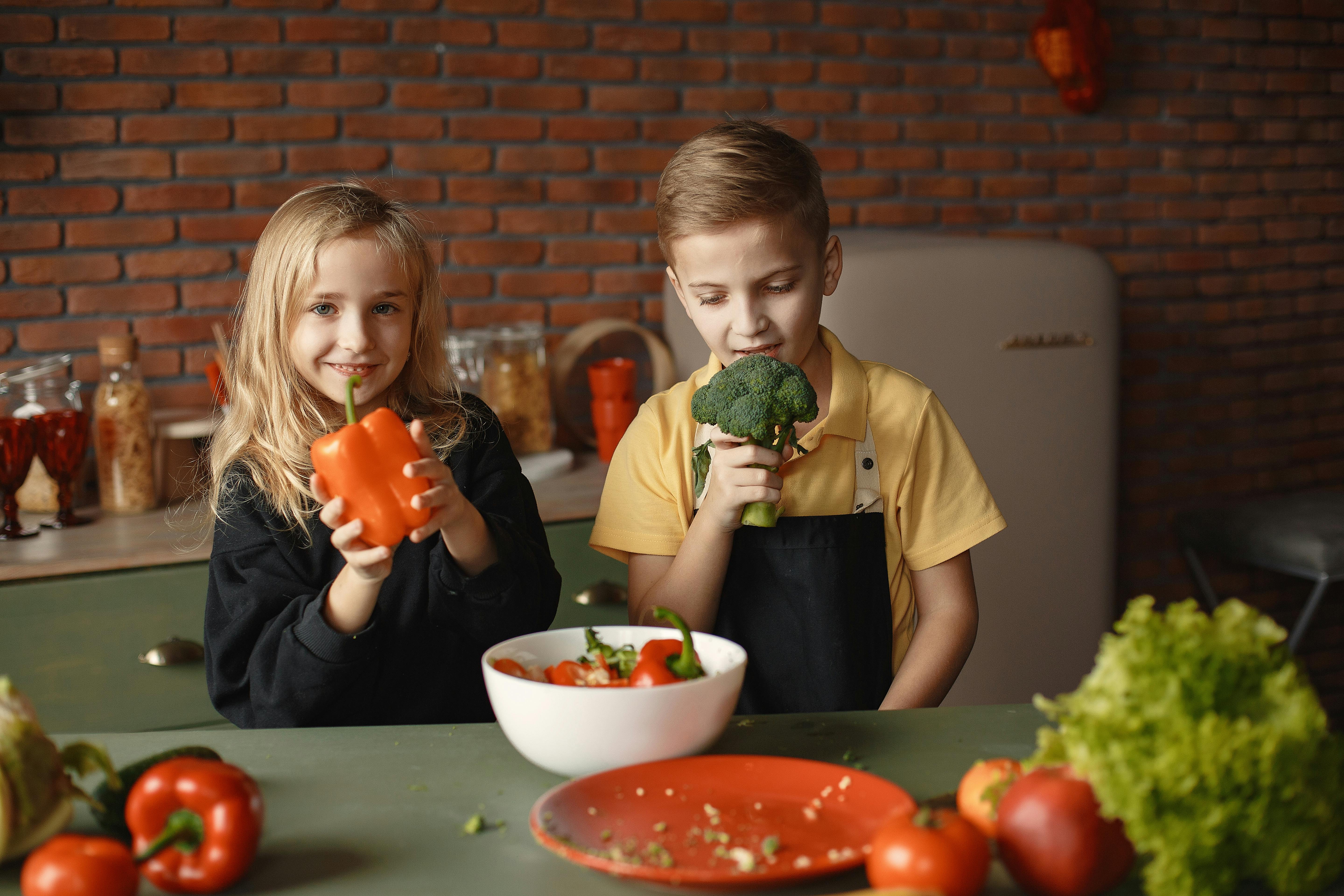 Dieta vegetariana para crianças