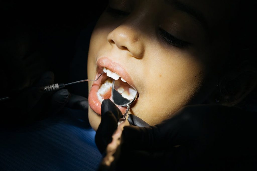 limpeza dental infantil