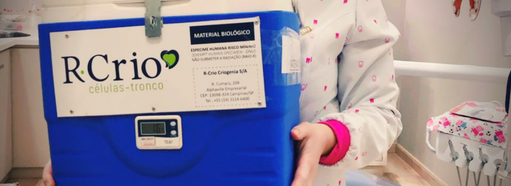 coleta de células-tronco dente de leite