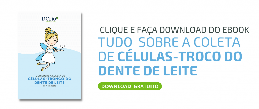 coleta de células-tronco do dente de leite