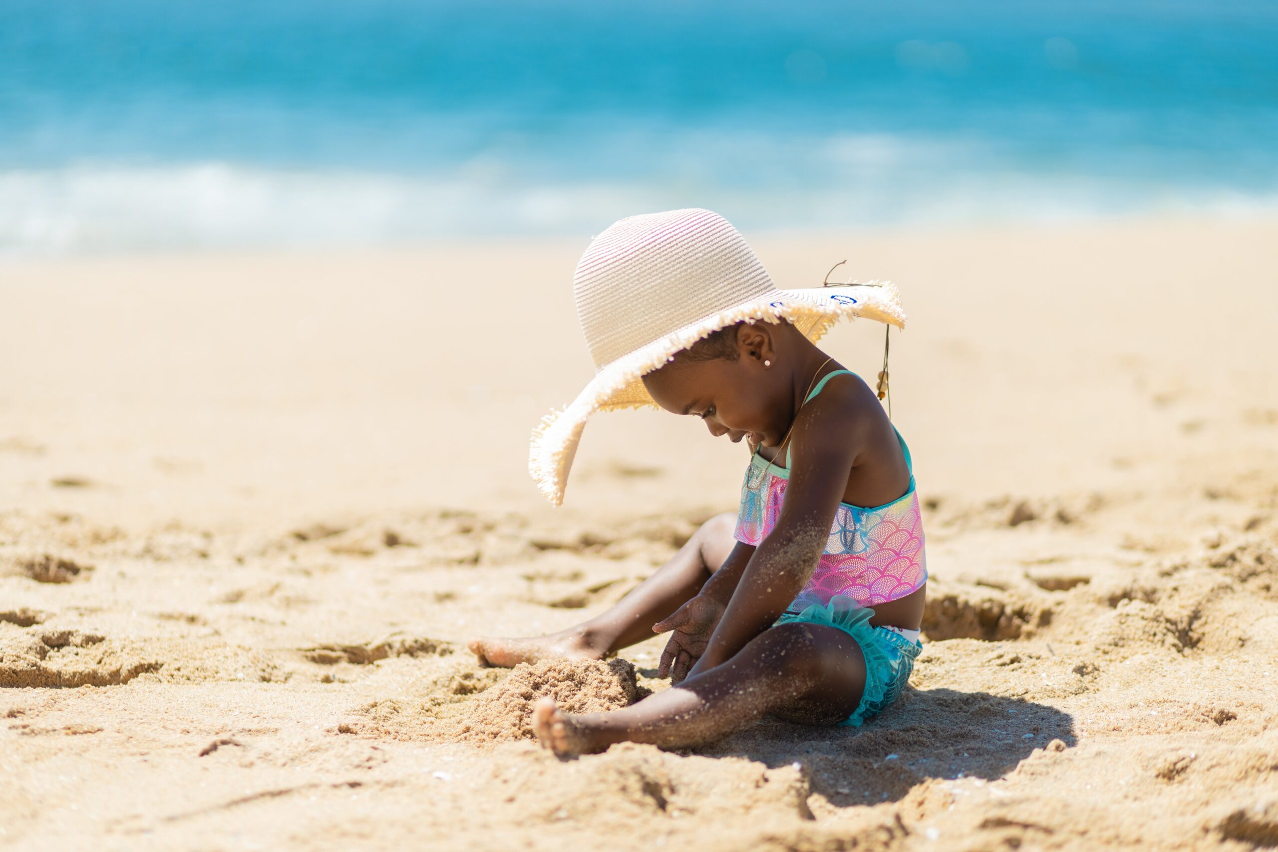 proteção solar para a pele infantil