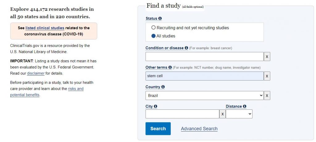 pesquisas com células-tronco no brasil