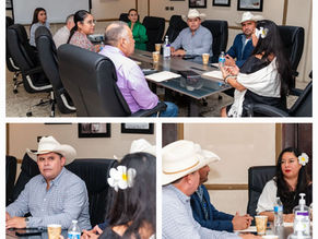 ALCALDE DE VILLA UNIÓN SE REÚNE CON LA CÓNSUL DE MÉXICO EN EAGLE PASS