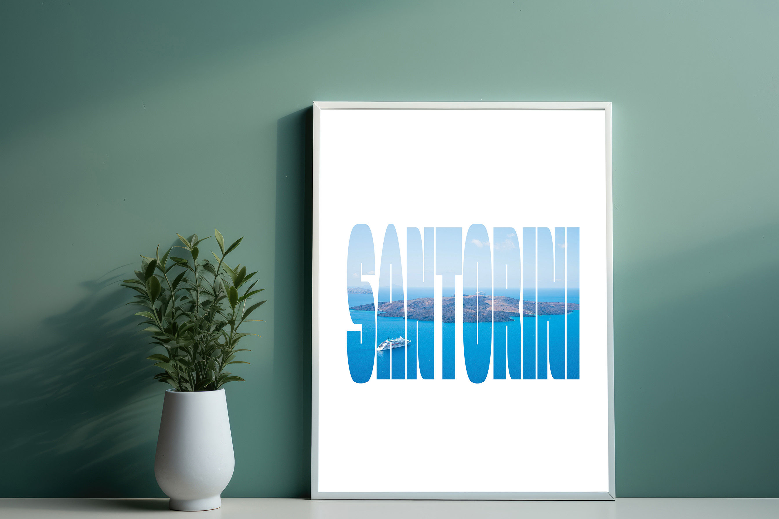 Affiche Poster Santorini