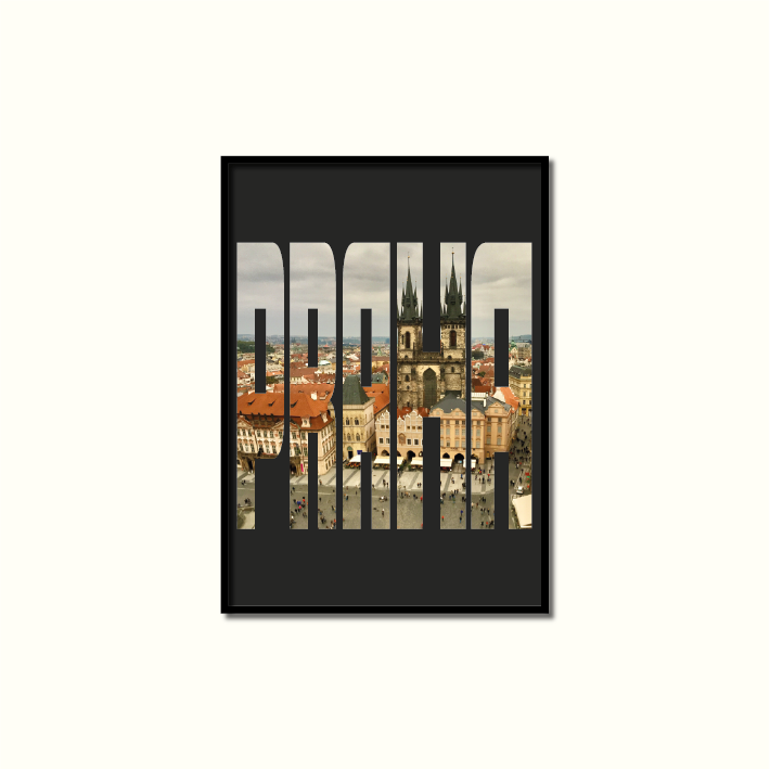 Affiche Poster Prague