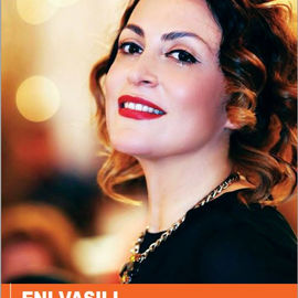 Eni Vasili gazetare, shkrimtare,ish reportere e lajmeve dhe drejtuese e emisionit TV Open To