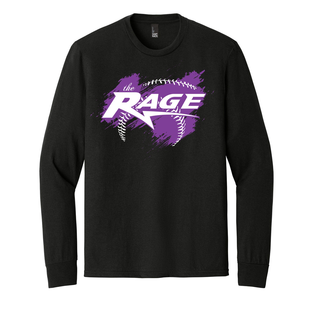 Rage Softball Long Sleeve Tri-Blend T-shirt