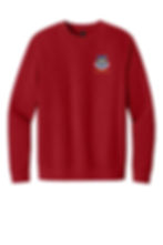 Thumbnail: Embroidered mid-weight crew neck sweatshirt - DT6104
