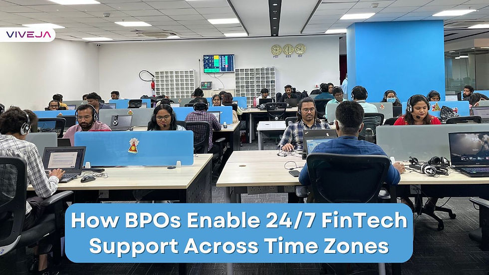 How BPOs Enable 24/7 FinTech Support Across Time Zones