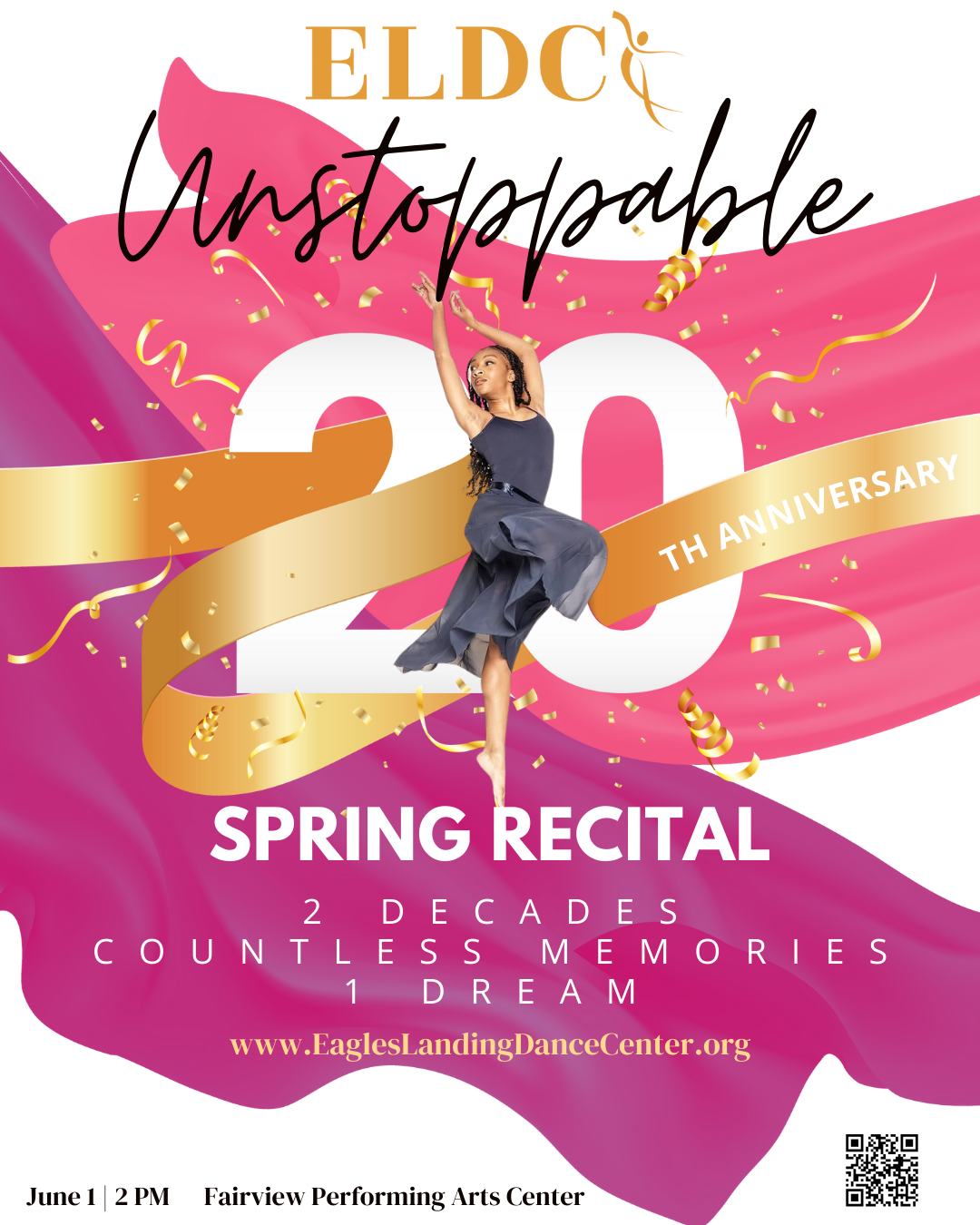 Unstoppable Spring UNSTOPPABLE, ELDC's 20th Anniversary Spring Recital | Eagles Landing Dance