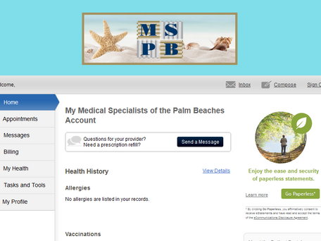 Features of Patient Portal