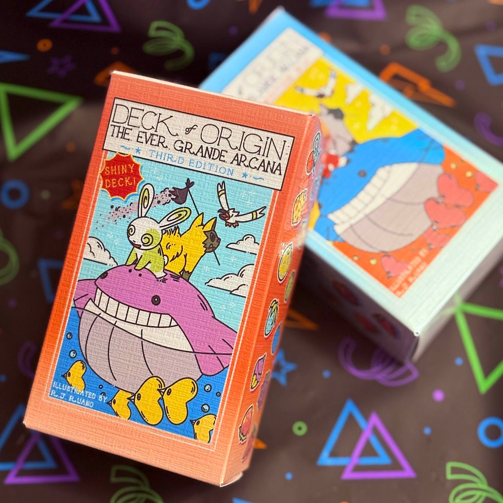 Thumbnail: Ruby Deck of Origin: Third Edition - Handmade Tarot