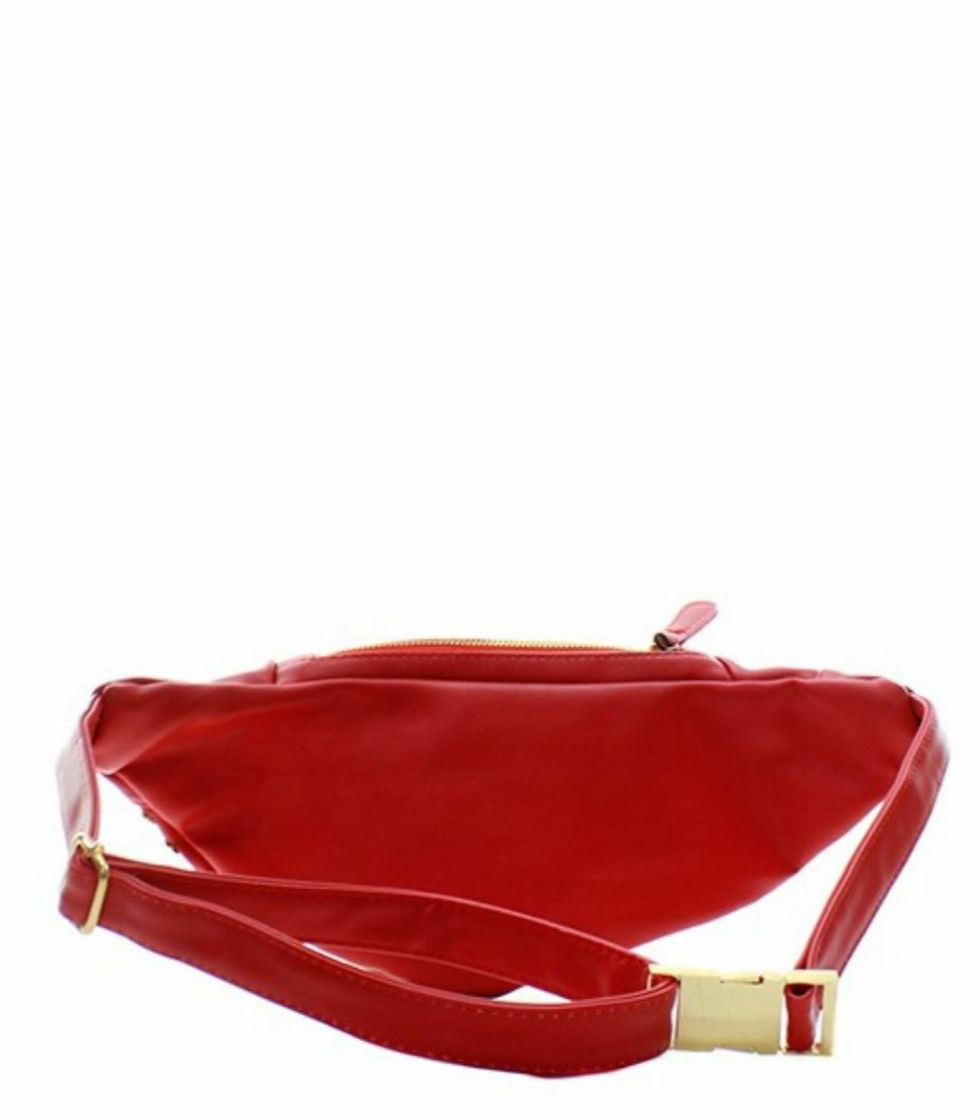 Thumbnail: Faux Leather Studded Fanny Pack 