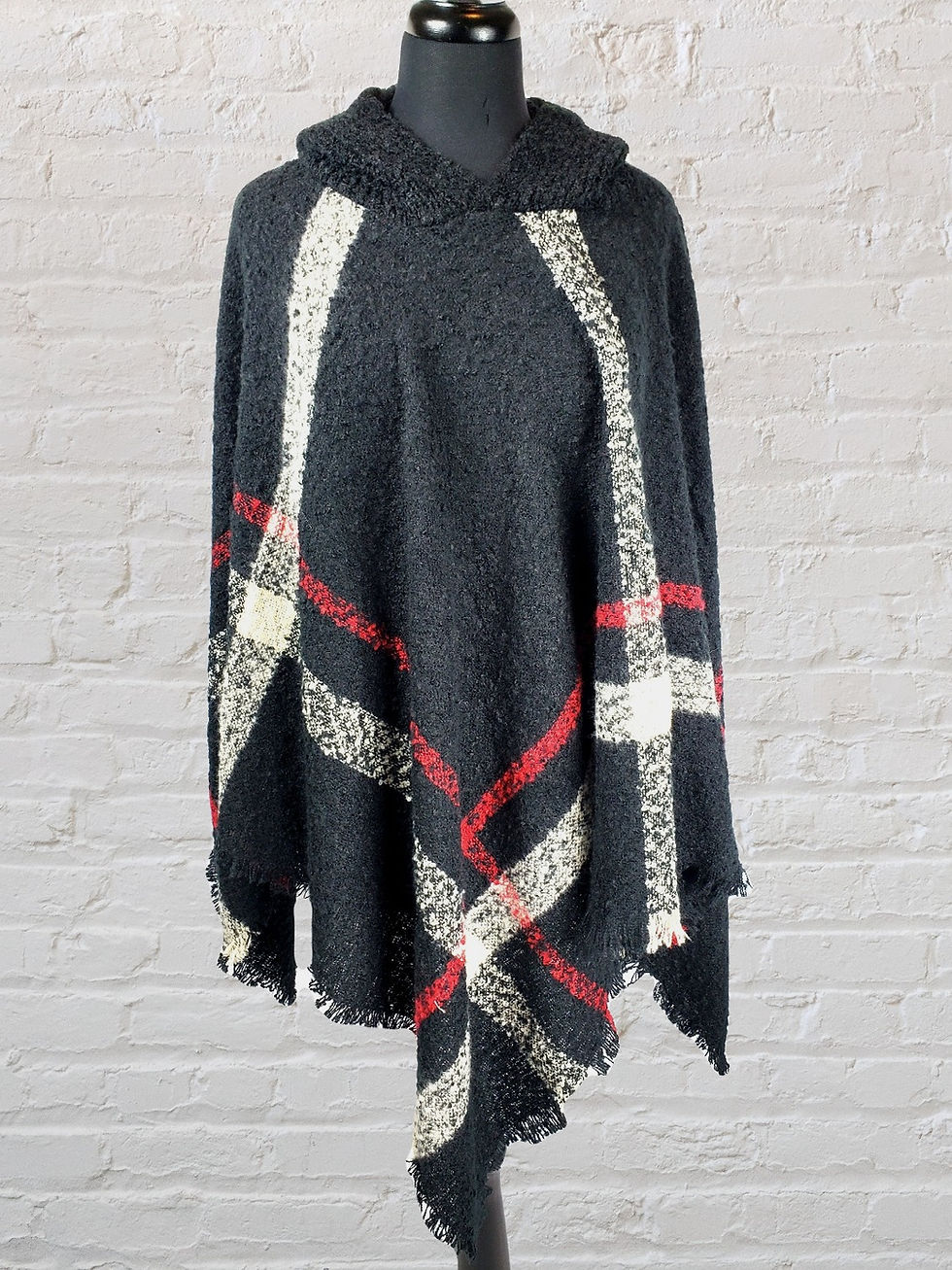 Thumbnail: Knitted Hood Poncho