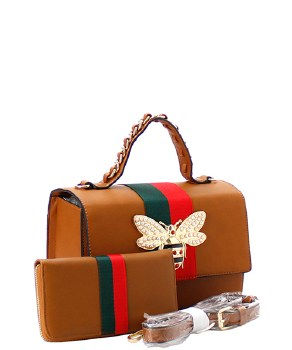 Thumbnail: 2 IN 1 Bumblebee Handbag and Wallet