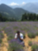 Krishana, In Lavender farm.JPG