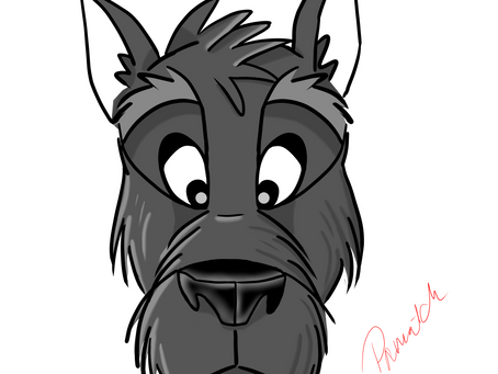 Dog head - a little retouch