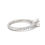 Thumbnail: Second hand diamond engagement ring wedding band white gold right side view