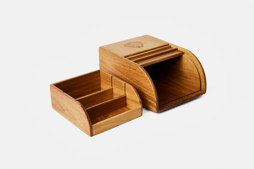縮圖：Tambour Bread Box 滑門麵包/飾品盒