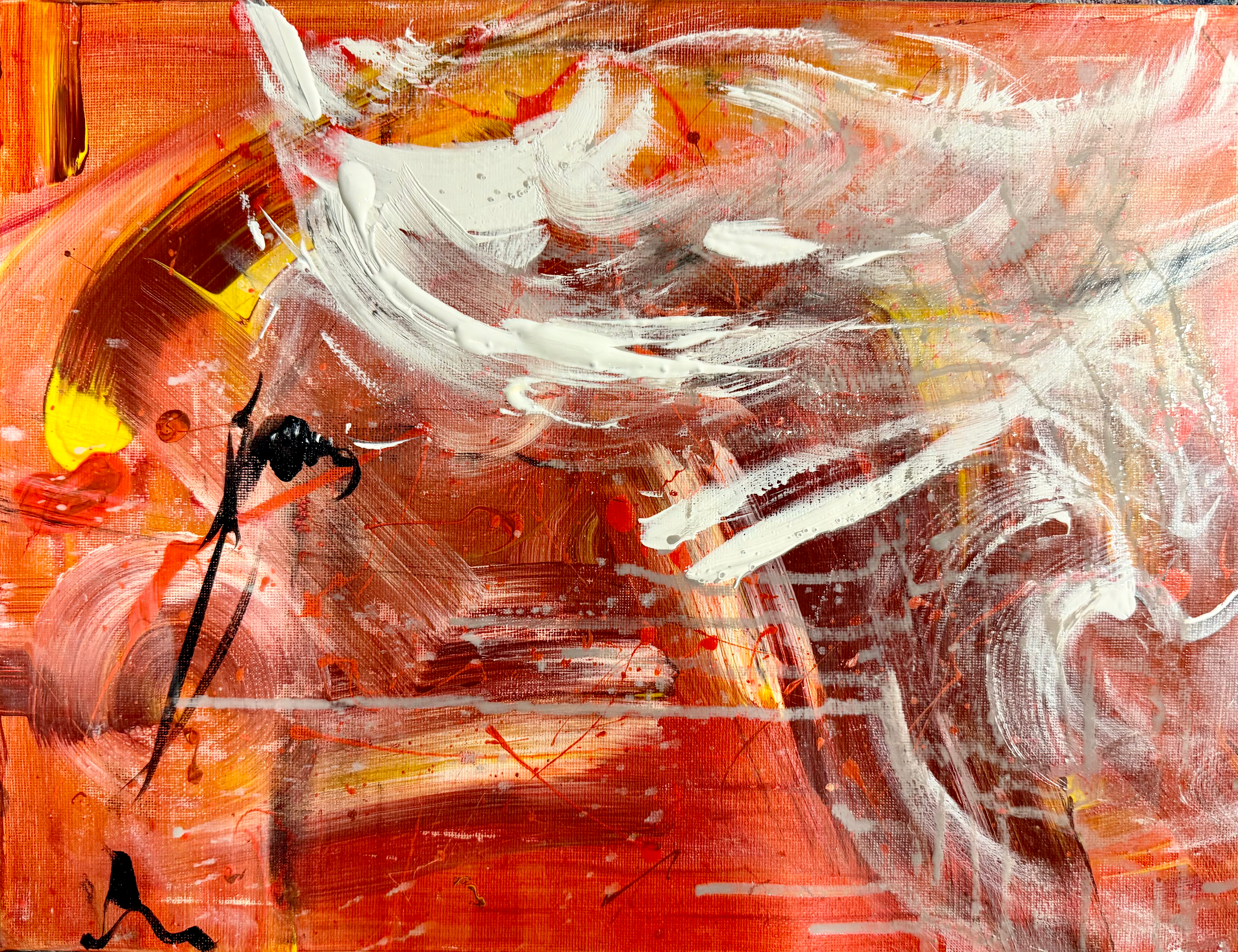 A one off original on canvas 12” x 16” 