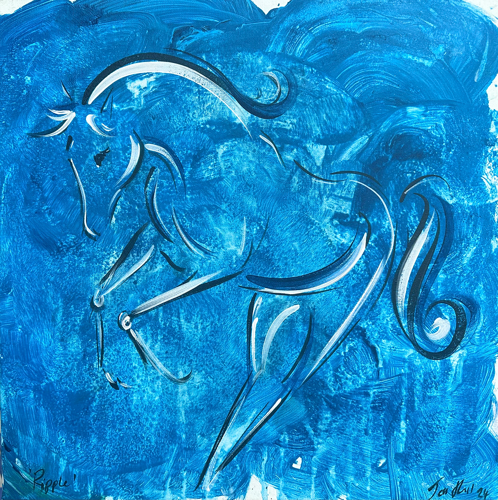 SOLD ‘Ripple’ 16” x 16”