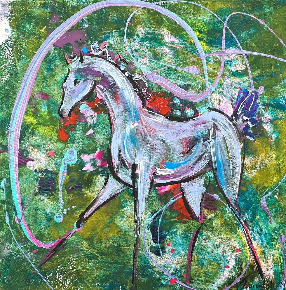 SOLD Original Painting 16” x 16”