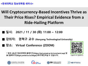 <2021. 11. 30 > Will Cryptocurrency-Based Incentives Thrive as Their Price Rises? 