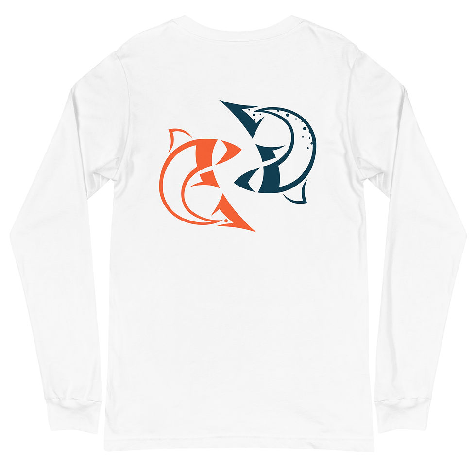 Thumbnail: Unisex Long Sleeve Tee - Logo Front/Back