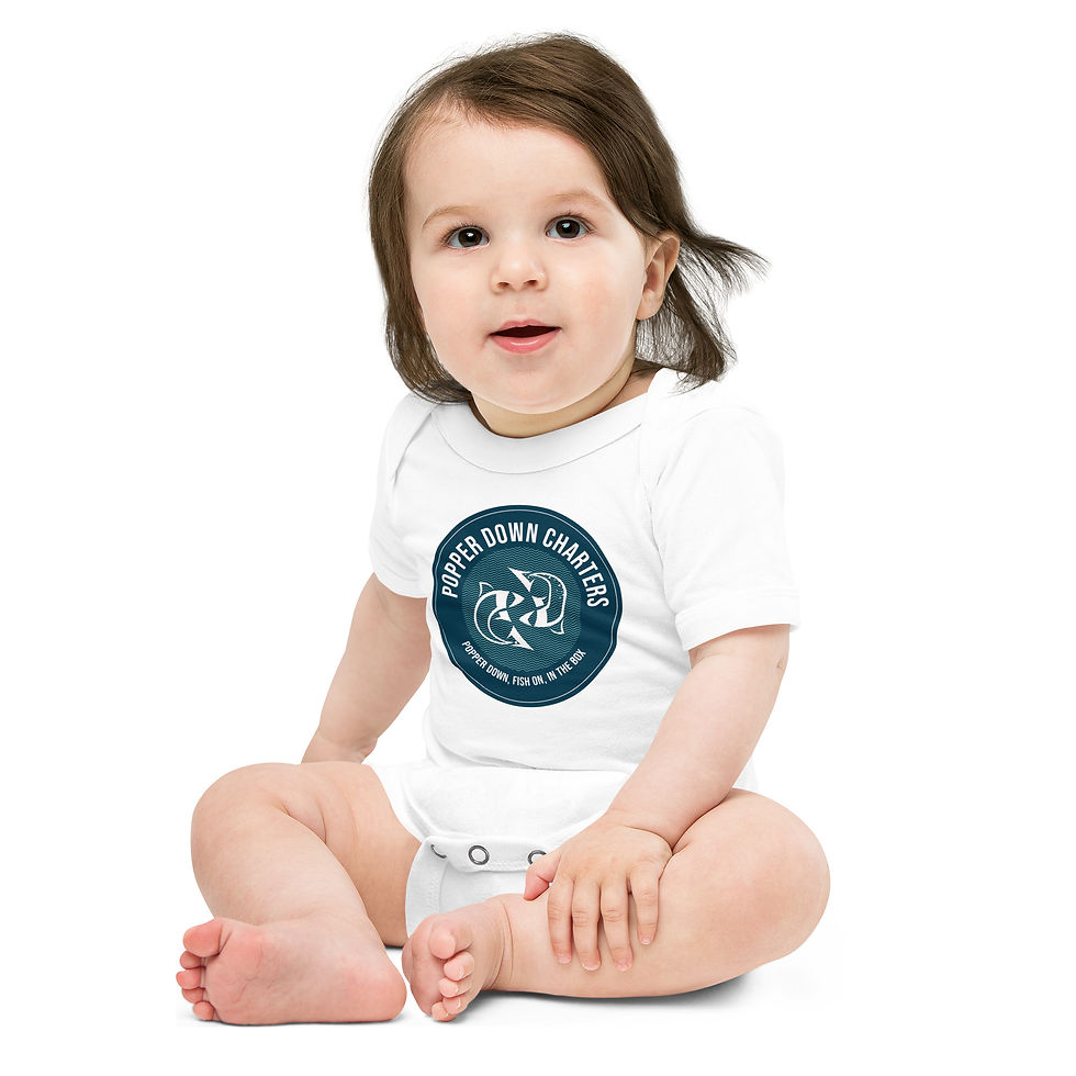 Thumbnail: Baby Short Sleeve One Piece - Motto Logo Front