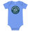 Thumbnail: Baby Short Sleeve One Piece - Motto Logo Front