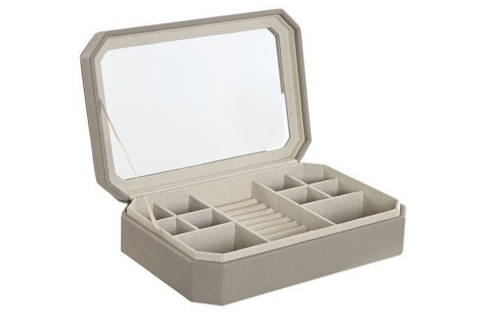 Thumbnail: JEWELER PU GLASS 30X21X6 BEIGE