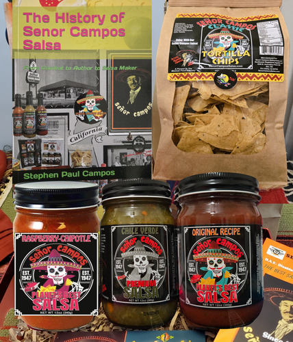 Best Salsa Variety Gift Pack - Senor Campos Salsa & Chips Set