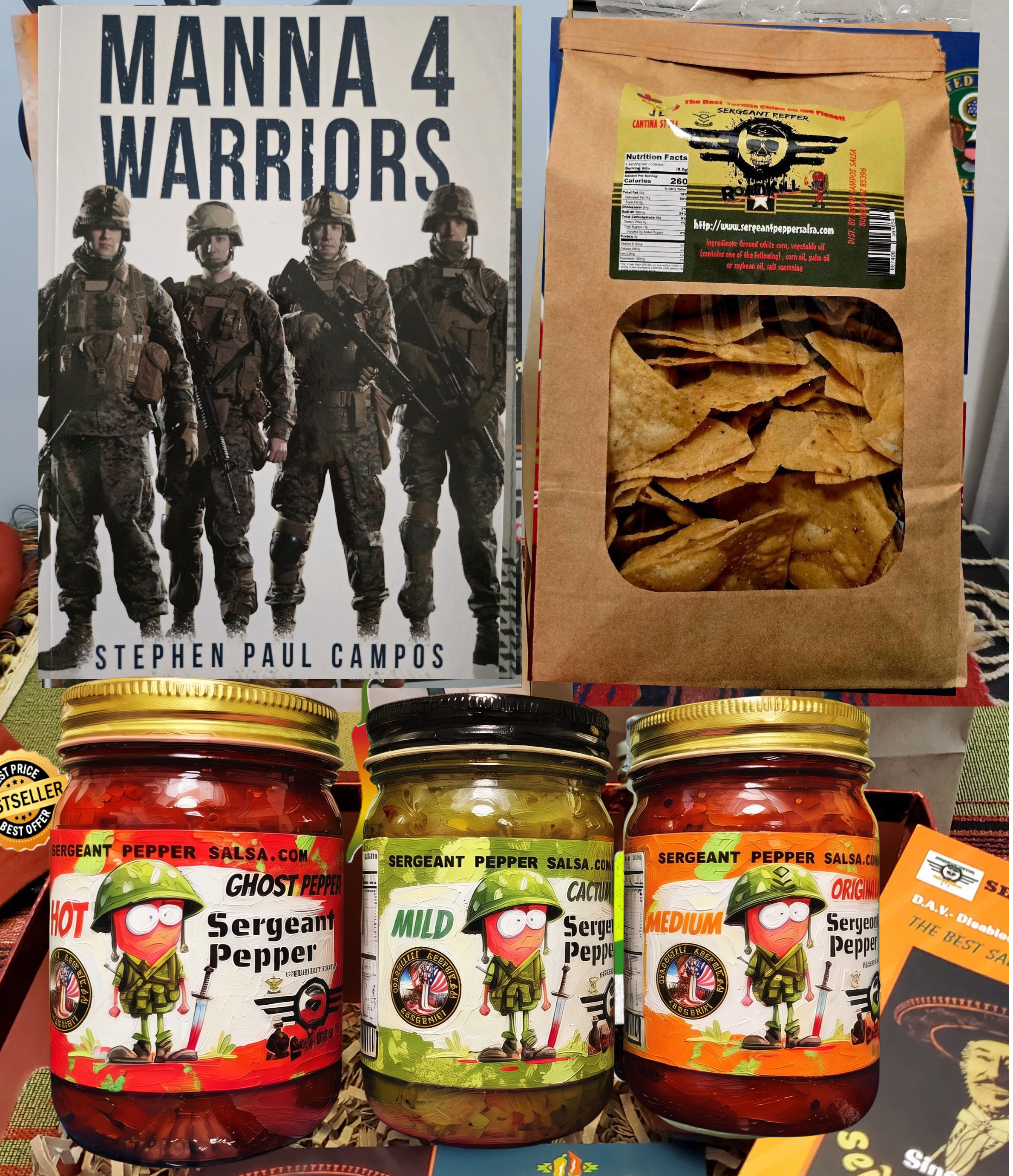 Salsa Variety with Crunchy Tortilla Chips Gift Pack