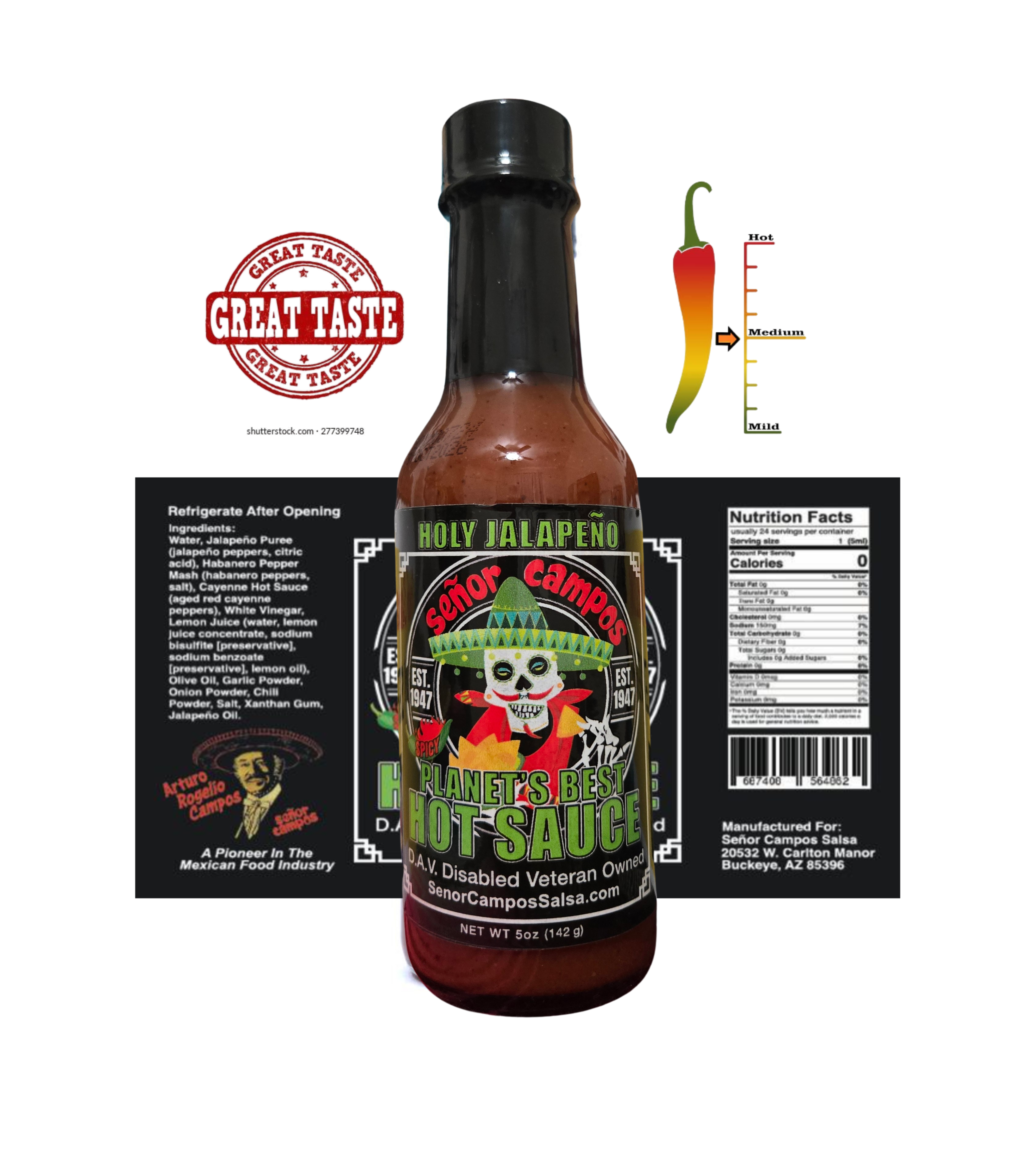 Green Pepper hot sauce