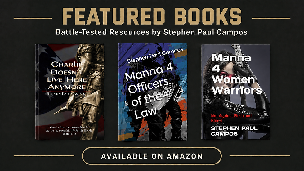 Featured books by Stephen Paul Campos on Combat to Cross