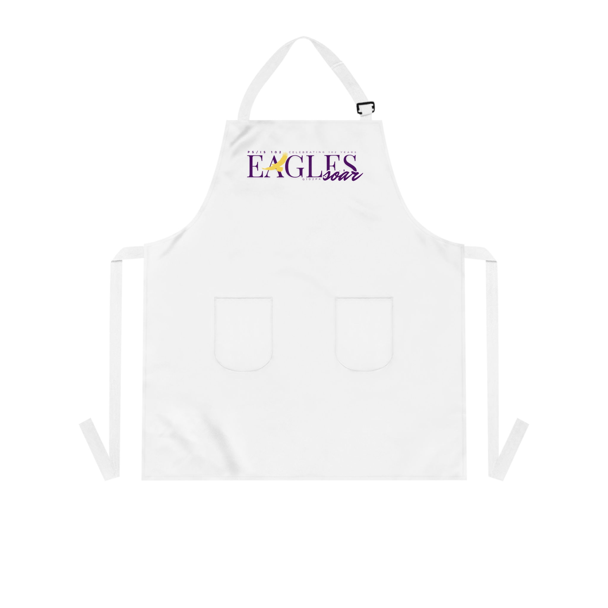 Eagles Soar Apron - Purple & Gold Team Chef Apron for Fans