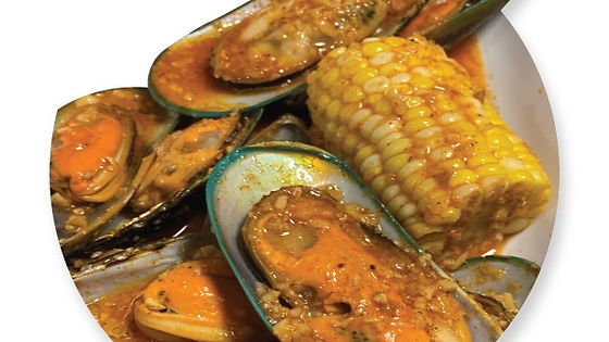 Green mussels ( 1/2 Lb)