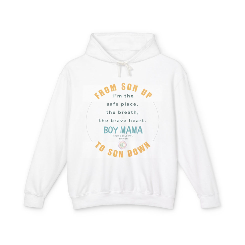 Boy Mama Lightweight Hoodie | Cozy Mother's Day Gift