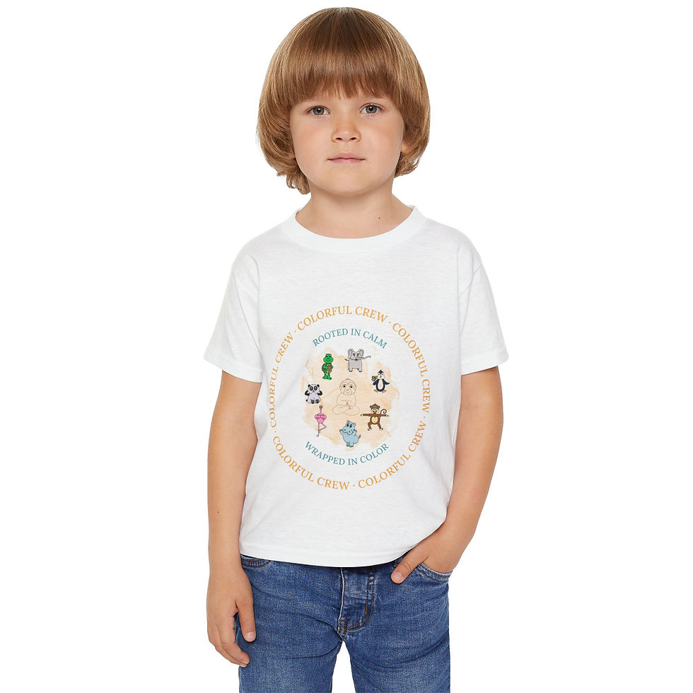Colorful Crew Toddler T-Shirt - Fun & Playful Apparel for Kids