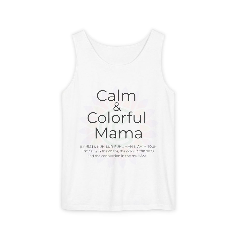 Mama Tank Top - Unisex Garment-Dyed