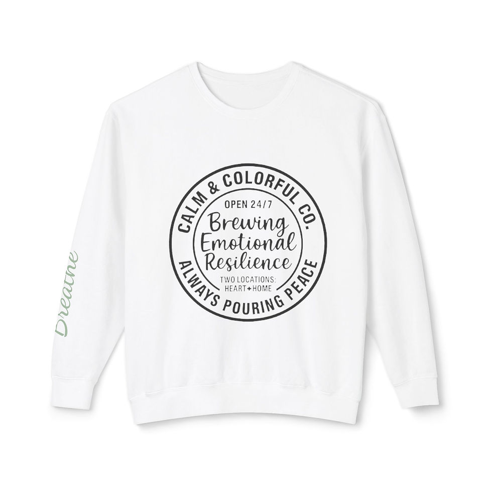 Emotional Resilience Crewneck – Cozy Self-Care Sweatshirt