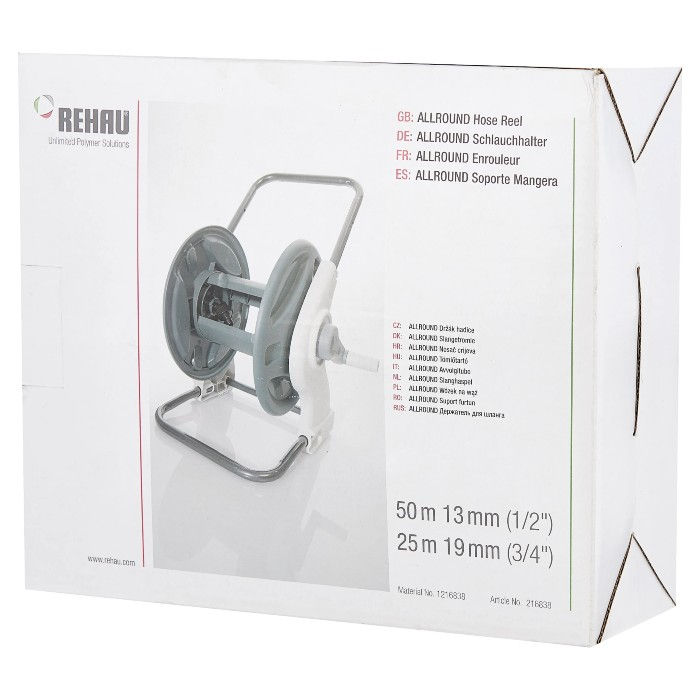 תמונה ממוזערת: גלגלת לצינור השקיה עד 50 מטר REHAU