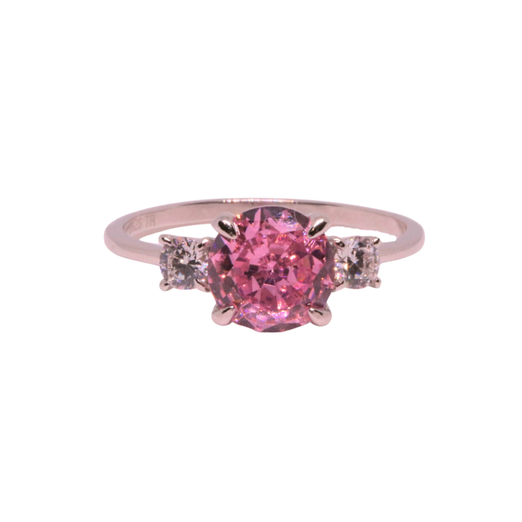 Anillo Piedra Rosa