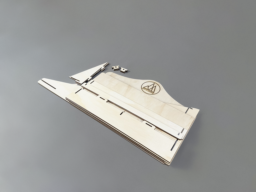 Thumbnail: High Retail Counter Display Stand Three Layer for Cards