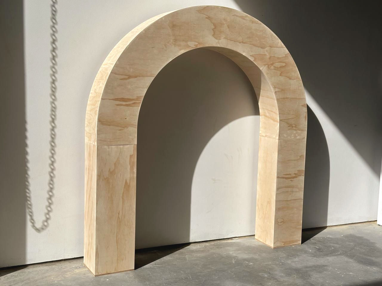3D Plywood Hollow Arch Backdrop | SUPER Lightweight Wedding & Event Display