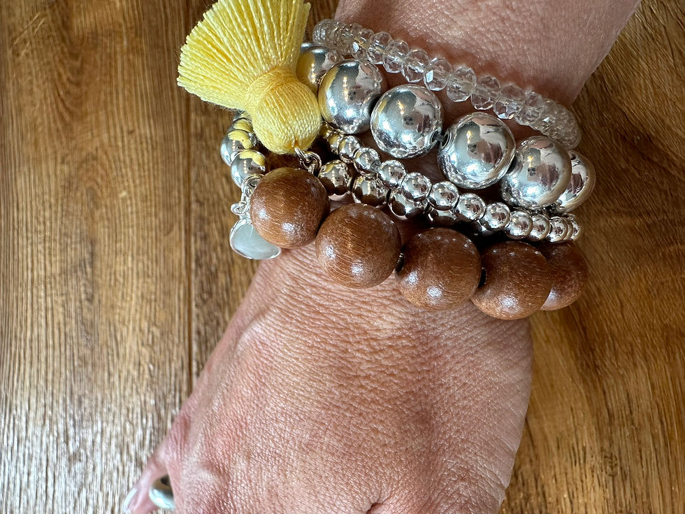 Miniaturbild: Doppeltes Armband braun