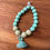 Miniaturbild: Mintgrünes Holzperlen Armband