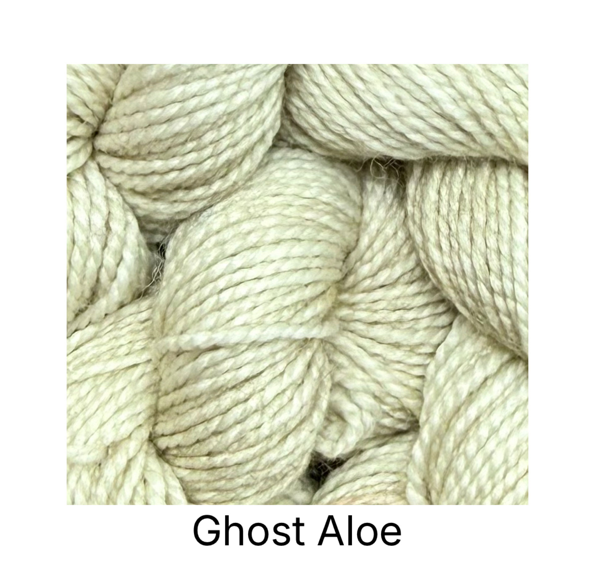 Ghost Aloe - Solid/Semi Solid/Tonal Hand Dyed Yarn - Pick Your Base
