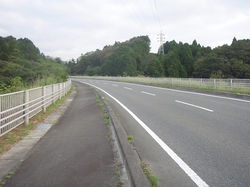 病院右折部まで上りです