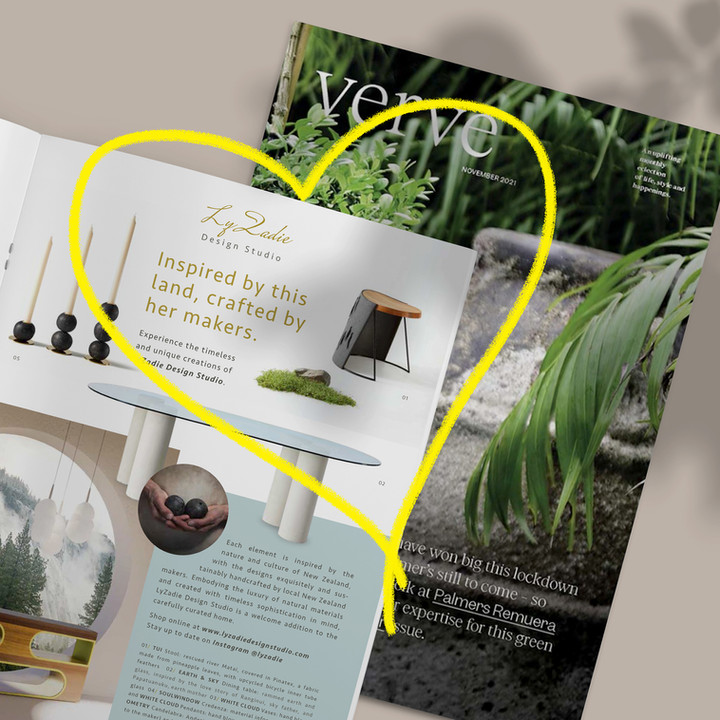 Lyzadie Design Studio - Verve magazine ad